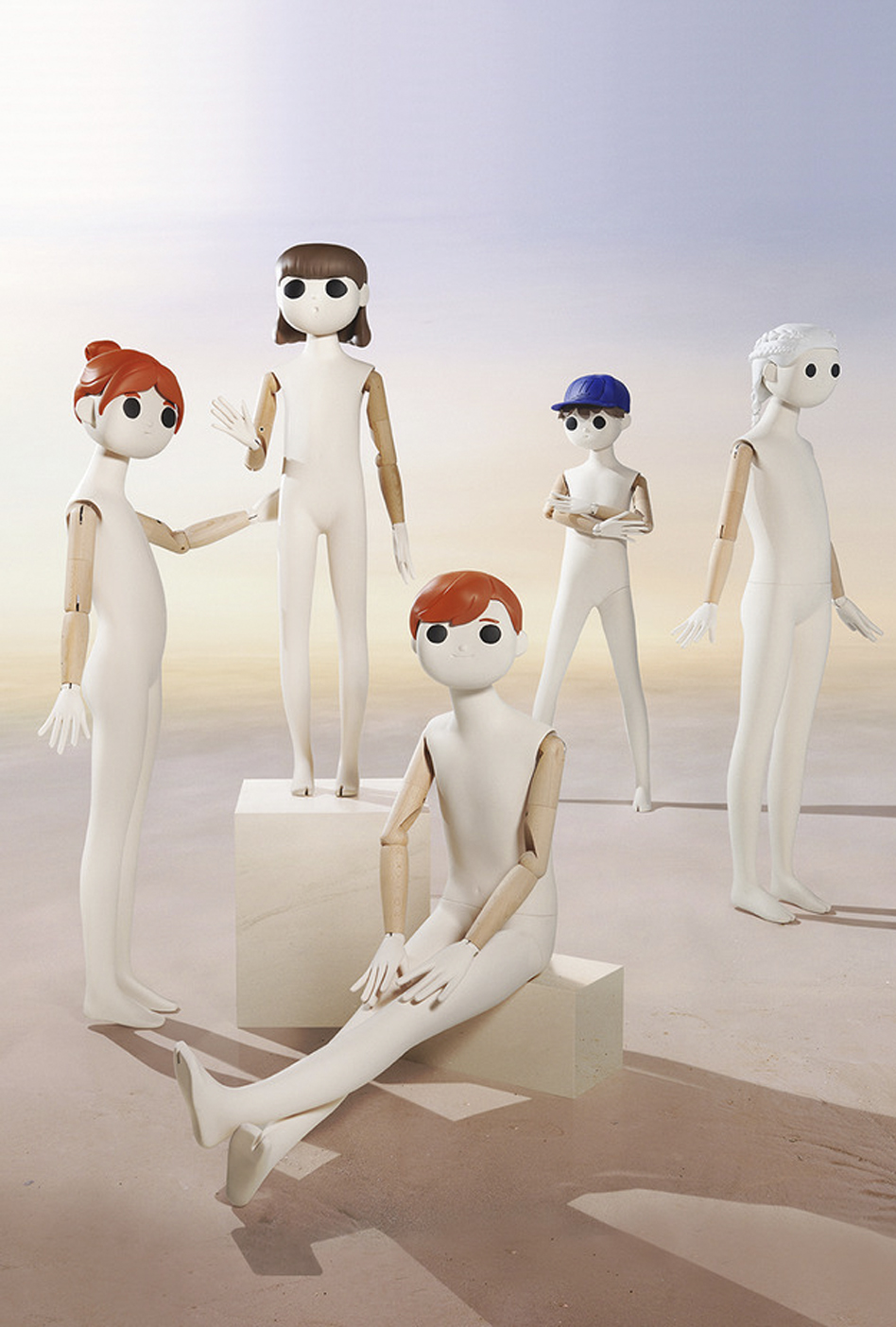 dynamic effect kids mannequins