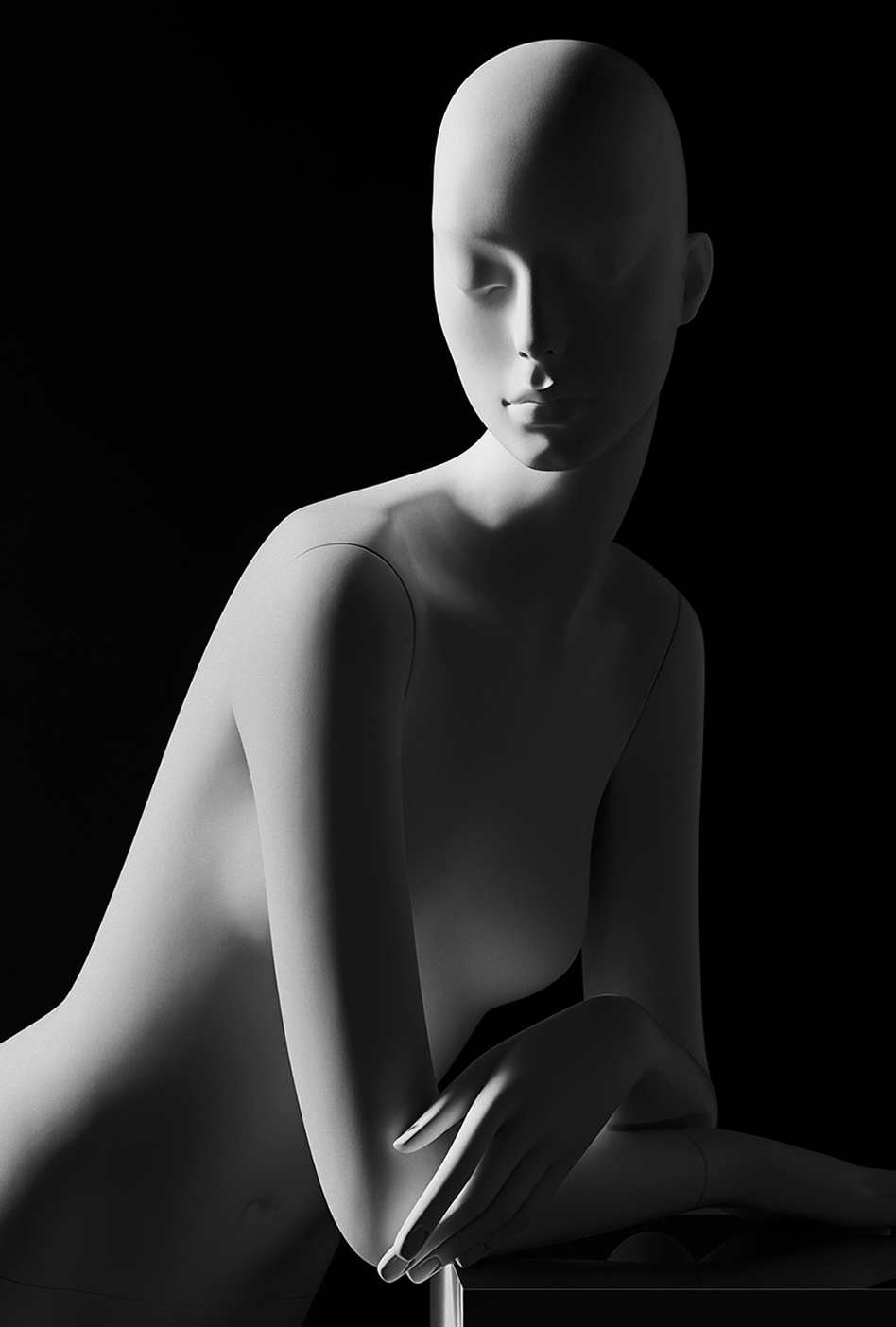 abstract female mannequin