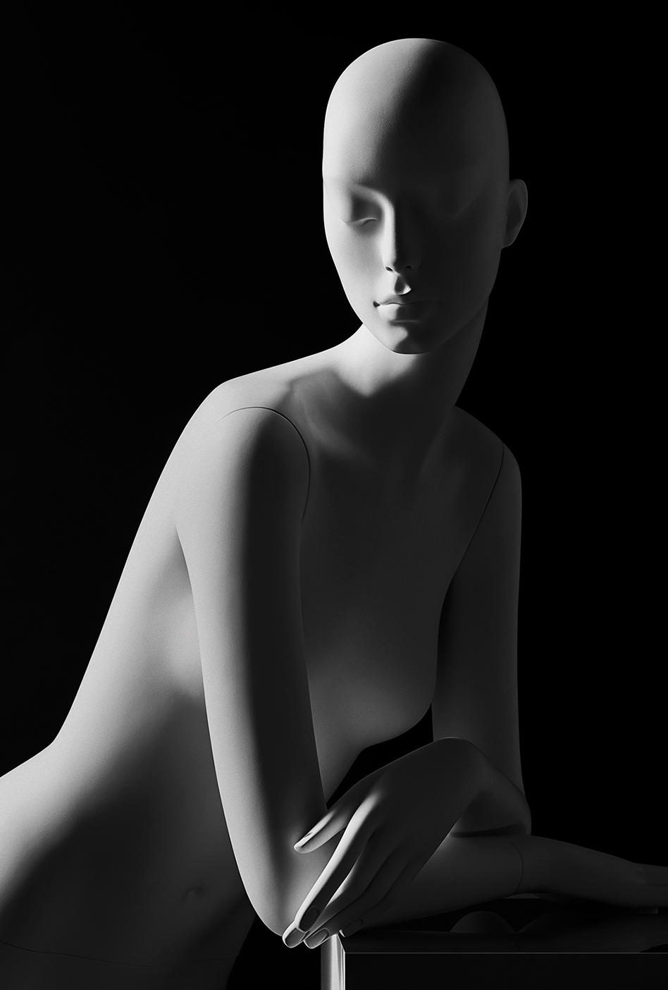 abstract female mannequin